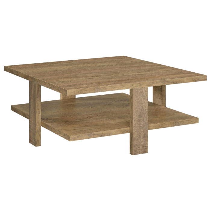 Dawn Square Engineered Wood Coffee Table Mango Brown product image