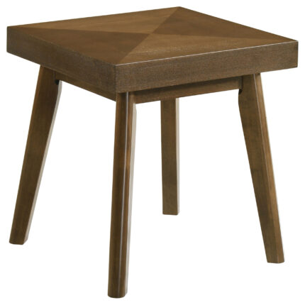 Westerly Square Wood Side End Table Walnut Brown product image