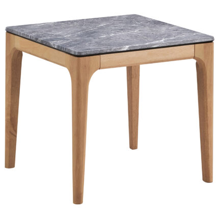 Polaris Square SmartTop Side End Table Grey and Light Oak product image