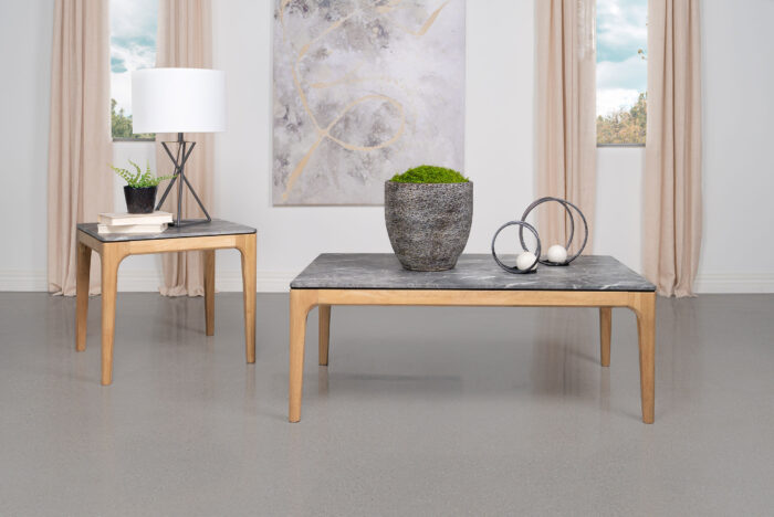 Polaris 2-piece SmartTop Coffee and End Table Set Grey product image