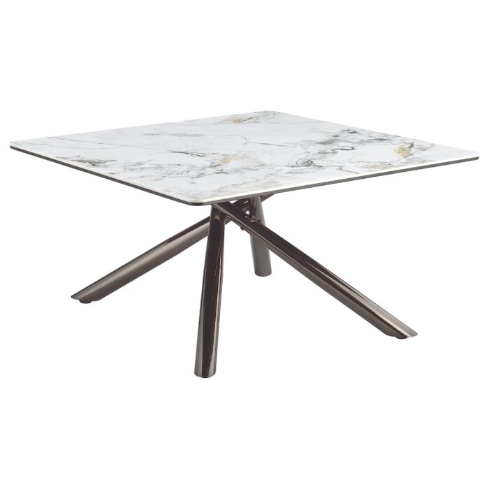 Carvell Square Sintered Stone Top Coffee Table Mirage White product image