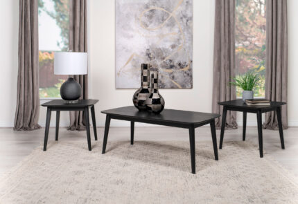 Radley 3-piece Rectangular Coffee Table Set Black product image