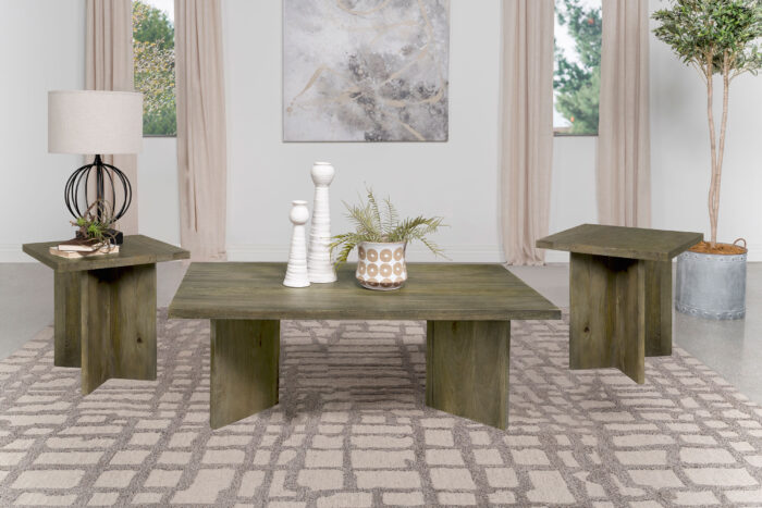 Andando 3-piece Coffee and End Table Set Mango Brown product image