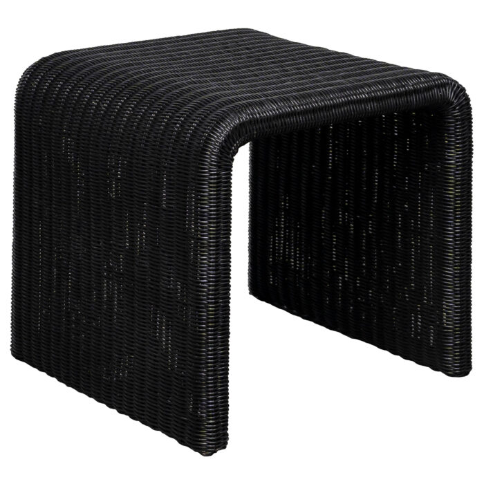 Cahya Woven Rattan Square End Table Black product image