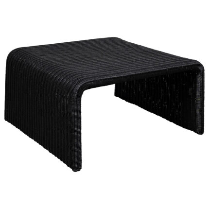 Cahya Woven Rattan Square Coffee Table Black product image