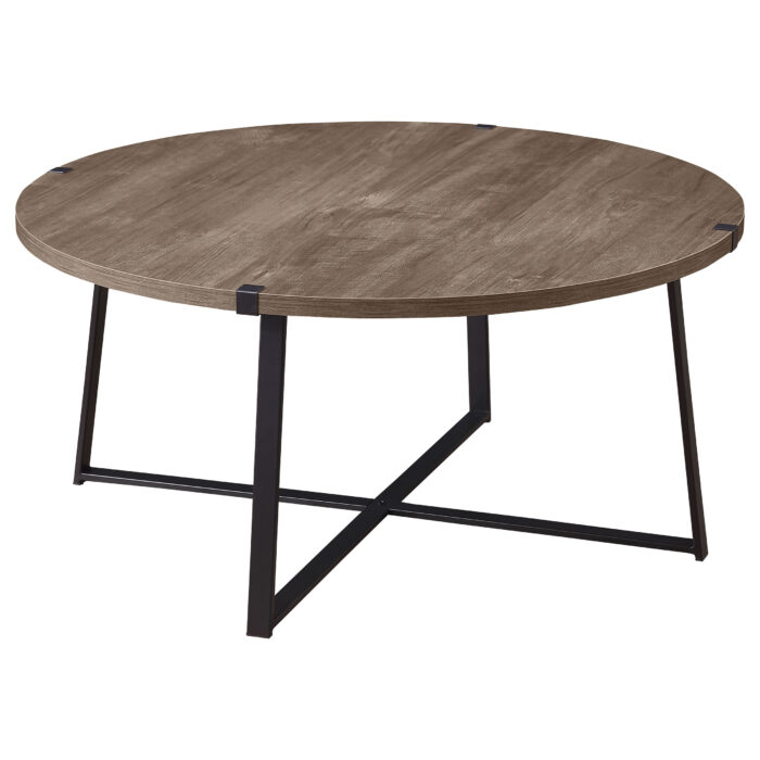 Marcus Round Engineered Wood Coffee Table Light Brown product image