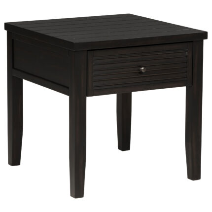 Concord 1-drawer Square End Table Distressed Java product image