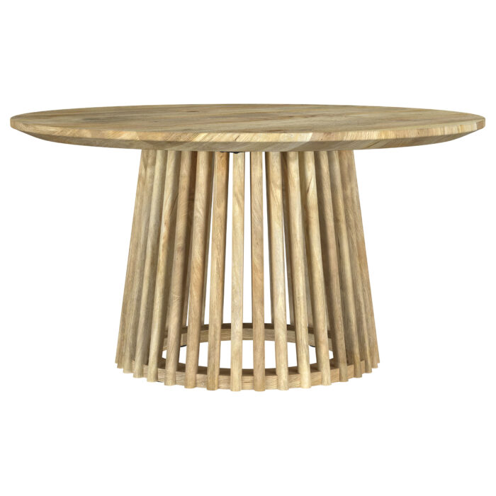 Touhy Round Solid Wood Cocktail Coffee Table Natural Mango product image