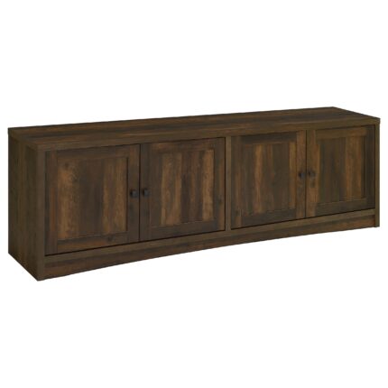 Laughlin 4-door Engineered Wood 78-inch TV Stand Dark Pine product image