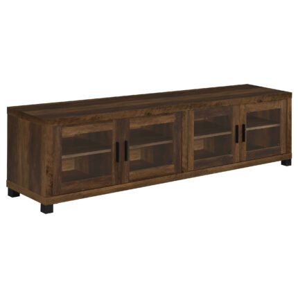 Sachin 4-door Engineered Wood 79-inch TV Stand Dark Pine product image