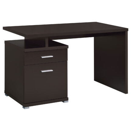 Irving 47-inch 2-drawer Office Computer Desk Cappuccino product image