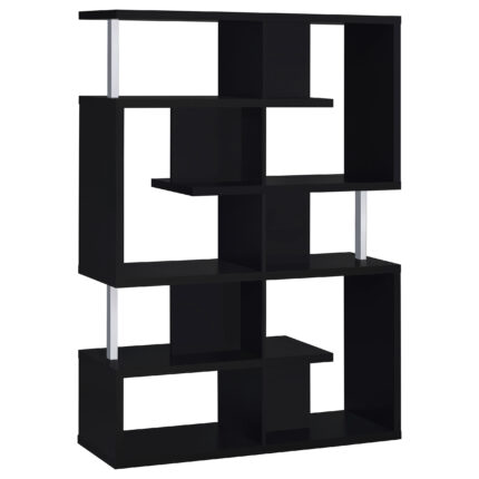 Hoover 63-inch 5-shelf Bookshelf Black product image