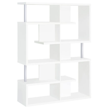 Hoover 63-inch 5-shelf Bookshelf White product image