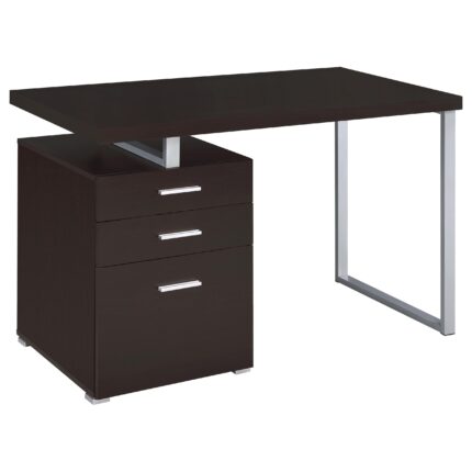 Brennan 47-inch 3-drawer Office Computer Desk Cappuccino product image