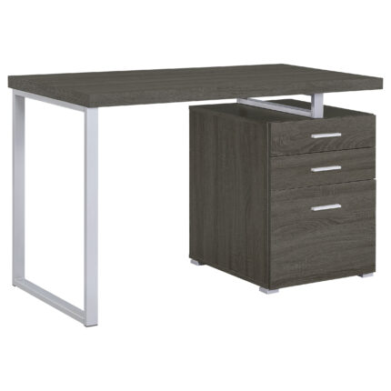 Brennan 47-inch 3-drawer Office Computer Desk Weathered Grey product image
