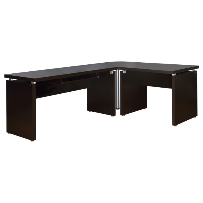 Skylar 83-inch L-Shaped Office Computer Desk Cappuccino product image