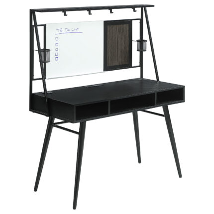 Jessie 47-inch Writing Desk with Whiteboard and USB Black product image