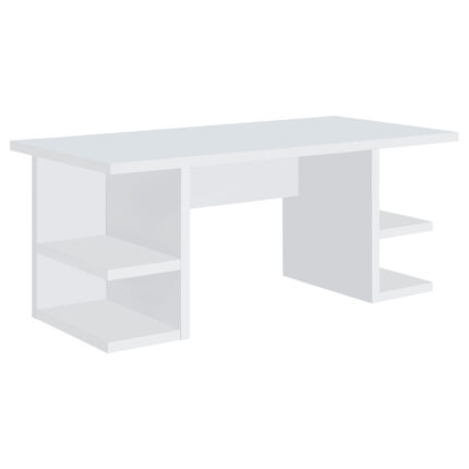 Alice 71-inch 4-shelf Engineered Wood Writing Desk White product image