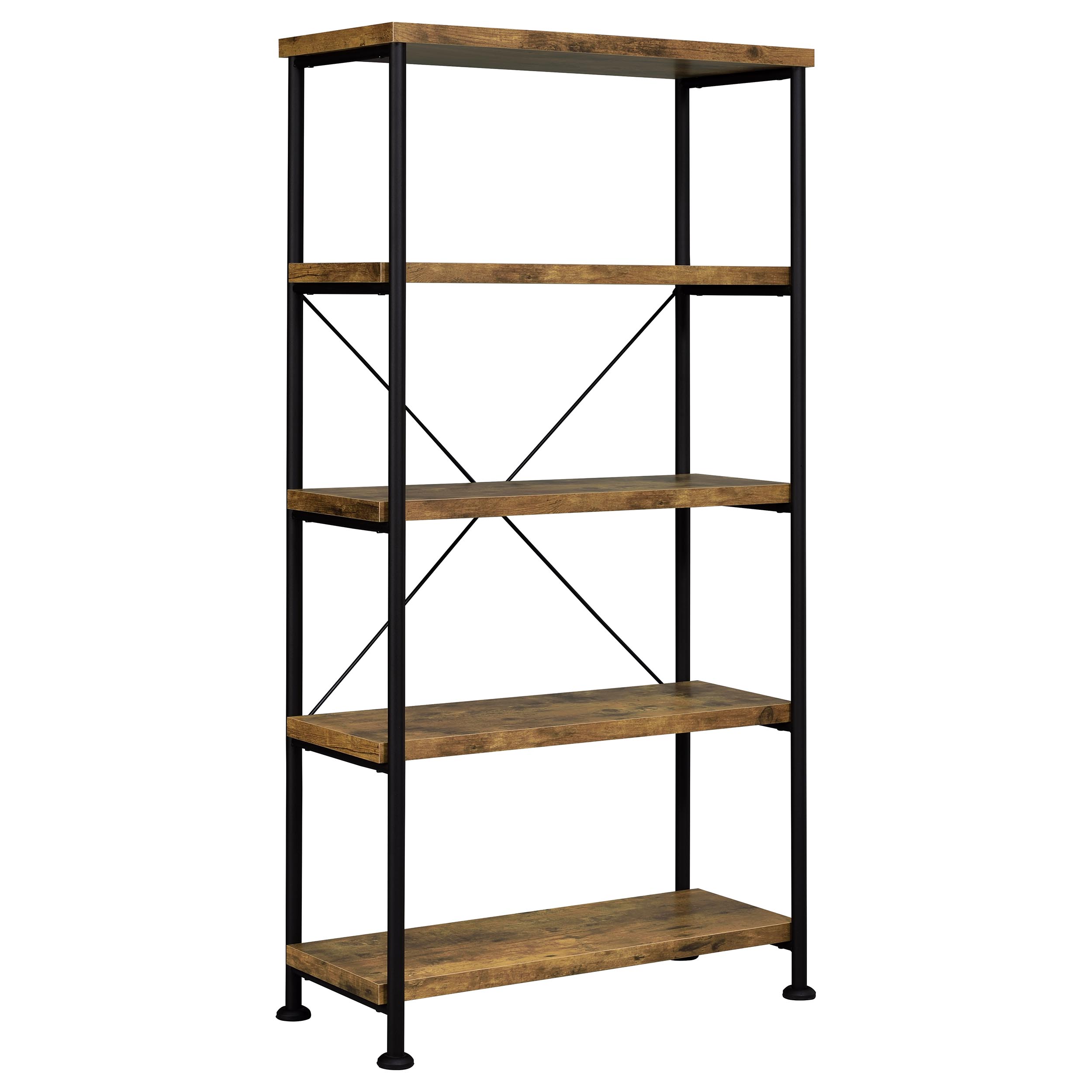 Analiese 63-inch 4-shelf Bookshelf Rustic Nutmeg Analiese 63-inch 4-shelf Bookshelf Rustic Nutmeg product image