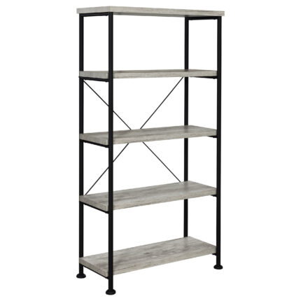 Analiese 63-inch 4-shelf Bookshelf Grey Driftwood product image