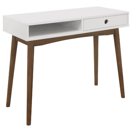 Bradenton 39-inch 1-drawer Wood Writing Desk White product image