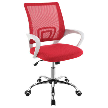 Felton Upholstered Adjustable Home Office Desk Chair Red product image