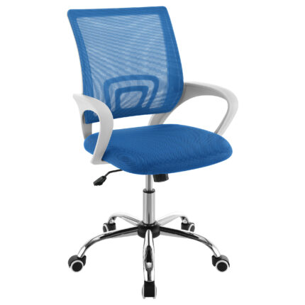 Felton Upholstered Adjustable Home Office Desk Chair Blue product image