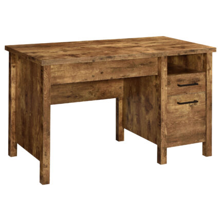 Delwin 47-inch 2-drawer Lift Top Computer Desk Rustic Nutmeg product image