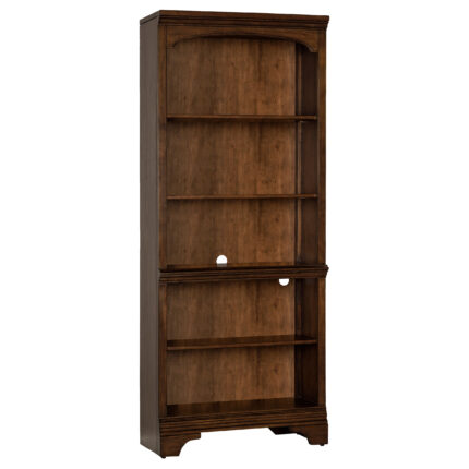 Hartshill 78-inch 5-shelf Bookcase Burnished Oak product image