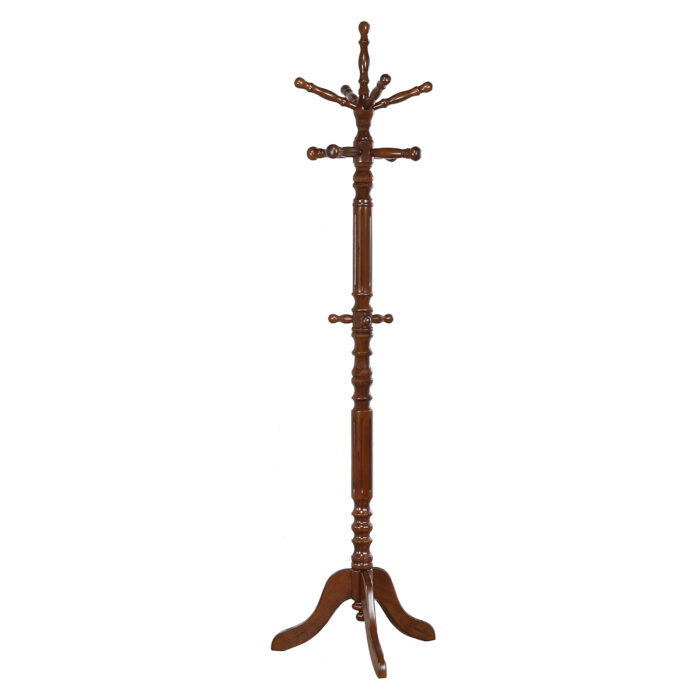 Achelle 11 Hook Freestanding Coat Rack Hat Hanger Tobacco product image