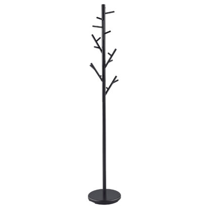 Clover 18 Hook Freestanding Metal Coat Rack Hat Hanger Black product image