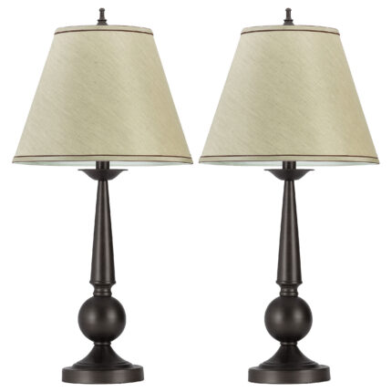 Ochanko 27-inch Empire Shade Table Lamp Bronze (Set of 2) product image