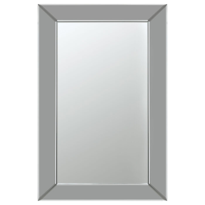 Pinciotti 36 x 24 Inch Beveled Frame Wall Mirror Silver product image