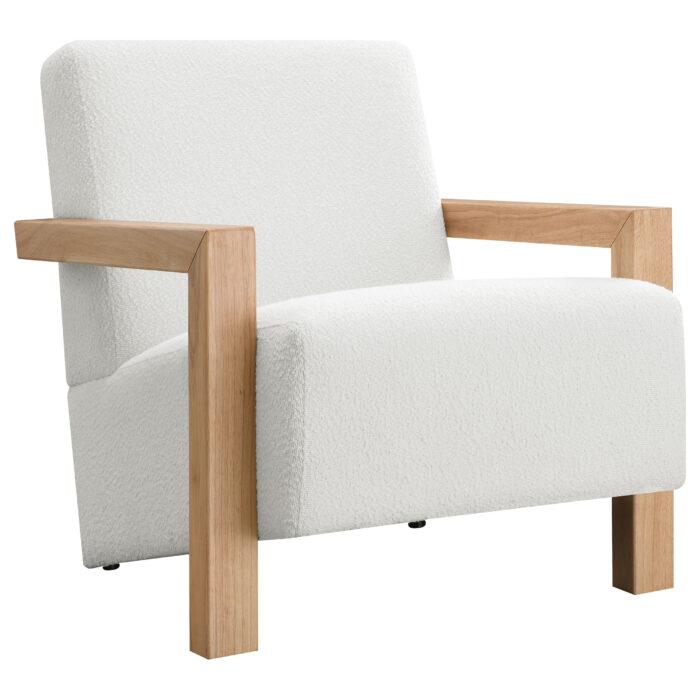 Fitzroy Boucle Upholstered Accent Arm Chair Ivory product image