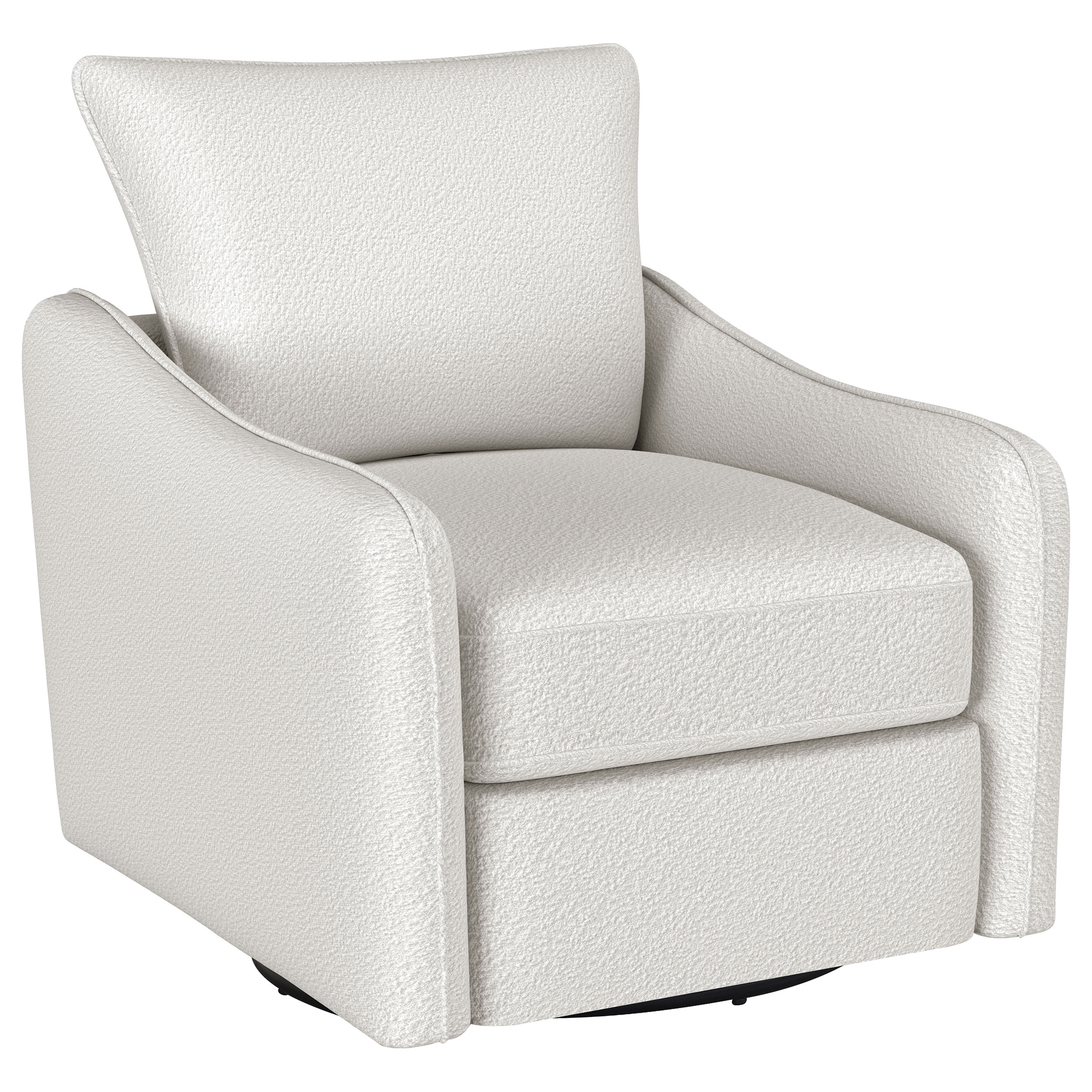 Madia Upholstered Sloped Arm Swivel Glider Chair Vanilla Madia Upholstered Sloped Arm Swivel Glider Chair Vanilla product image