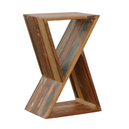 Lily Solid Reclaimed Wood Accent Side Table Natural product image