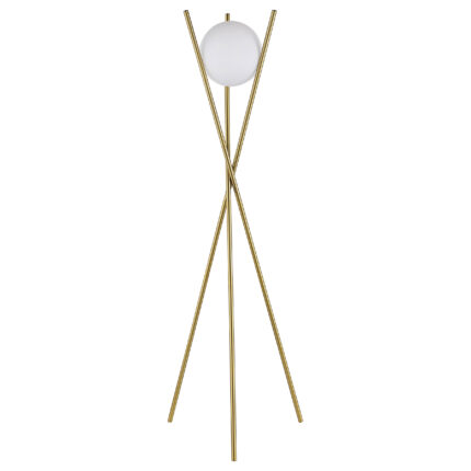Yamileth 65-inch Spherical Bulb Metal Tripod Floor Lamp Gold product image
