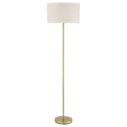 Ramiro 66-inch Drum Shade Metal Floor Lamp Gold product image