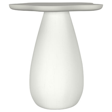 Perth 20-inch Side Table with Cloud-Shaped Top Off White product image