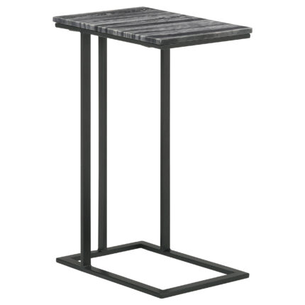 Vicente Marble Top C-Shaped Sofa Side Table Grey product image