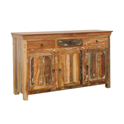 Harper 3-door Solid Reclaimed Wood Accent Cabinet Brown product image