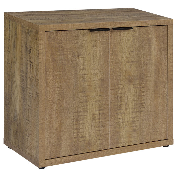 Pepita 2-door Engineered Wood Accent Cabinet Mango Brown product image