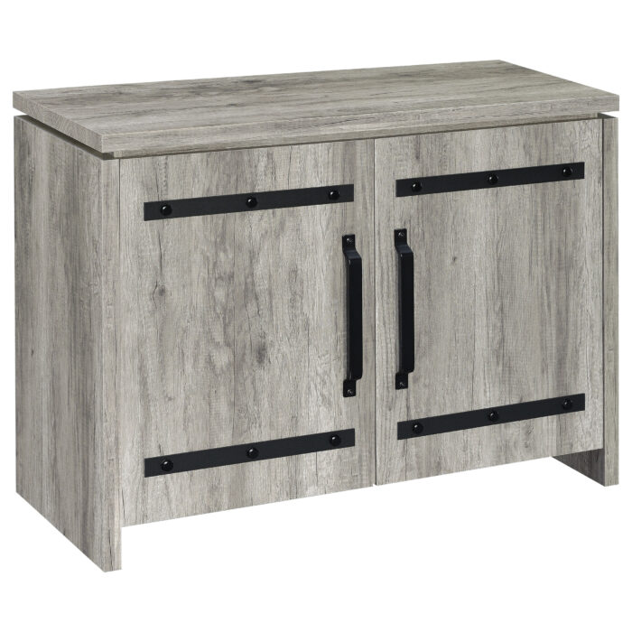 Enoch 2-door Engineered Wood Accent Cabinet Grey Driftwood product image