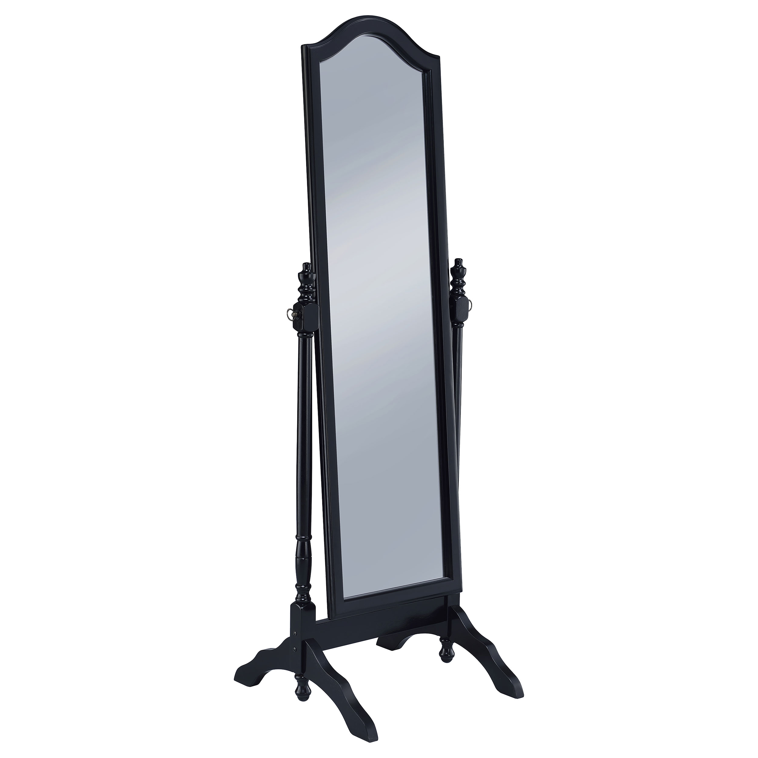 Cabot Wood Adjustable Full Length Cheval Mirror Black Cabot Wood Adjustable Full Length Cheval Mirror Black product image