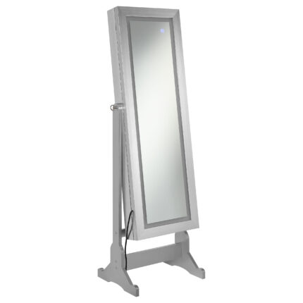 Moore Cheval Mirror with Jewelry Storage Silver product image