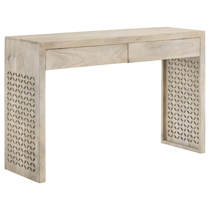 Rickman 2-drawer Wood Entryway Console Table White Washed product image