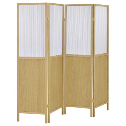 Mattison 4-Panel Room Divider Folding Shoji Screen Natural product image