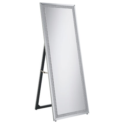 Giddish 24 x 64 Inch Full Length Standing Mirror Silver product image