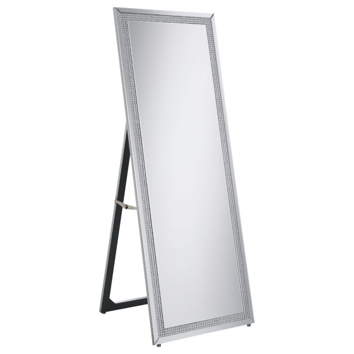 Giddish 24 x 64 Inch Full Length Standing Mirror Silver product image