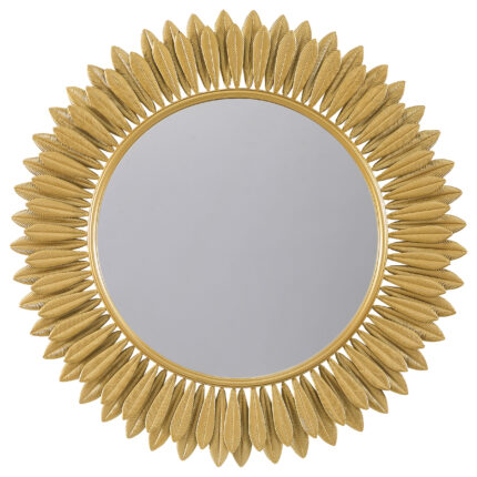 Tuscany 35 x 35 Inch Sunburst Wall Mirror Gold product image